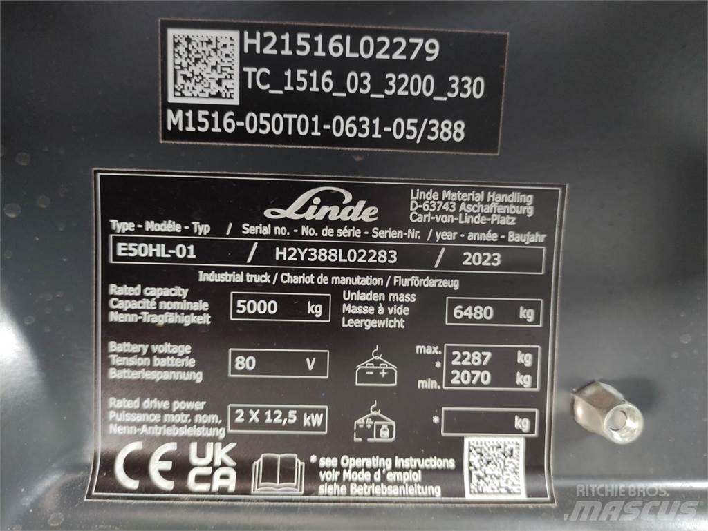 Linde E50HL-388 Carrelli elevatori elettrici