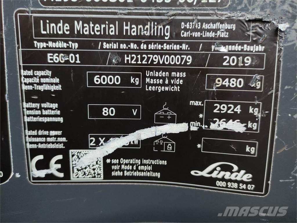 Linde E60-01-1279 Carrelli elevatori elettrici