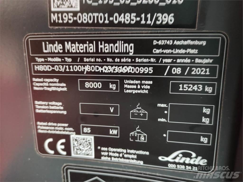 Linde H80D-1100-03-396 Carrelli elevatori diesel