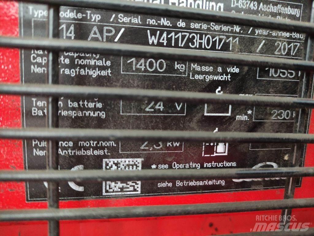 Linde L14APi Transpallet uomo a terra