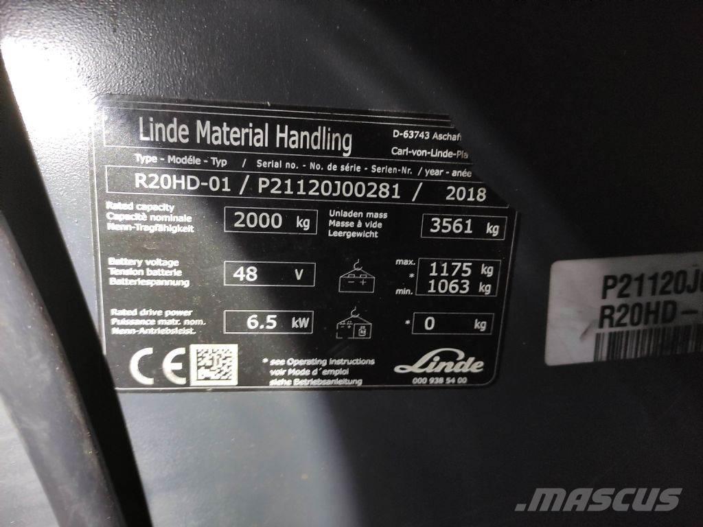 Linde R20HD-01-1120 Carrello retrattile