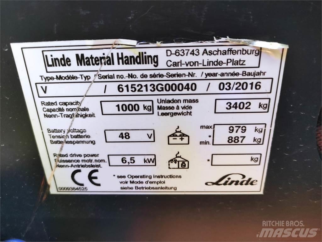 Linde V12 Commissionatore alto livello