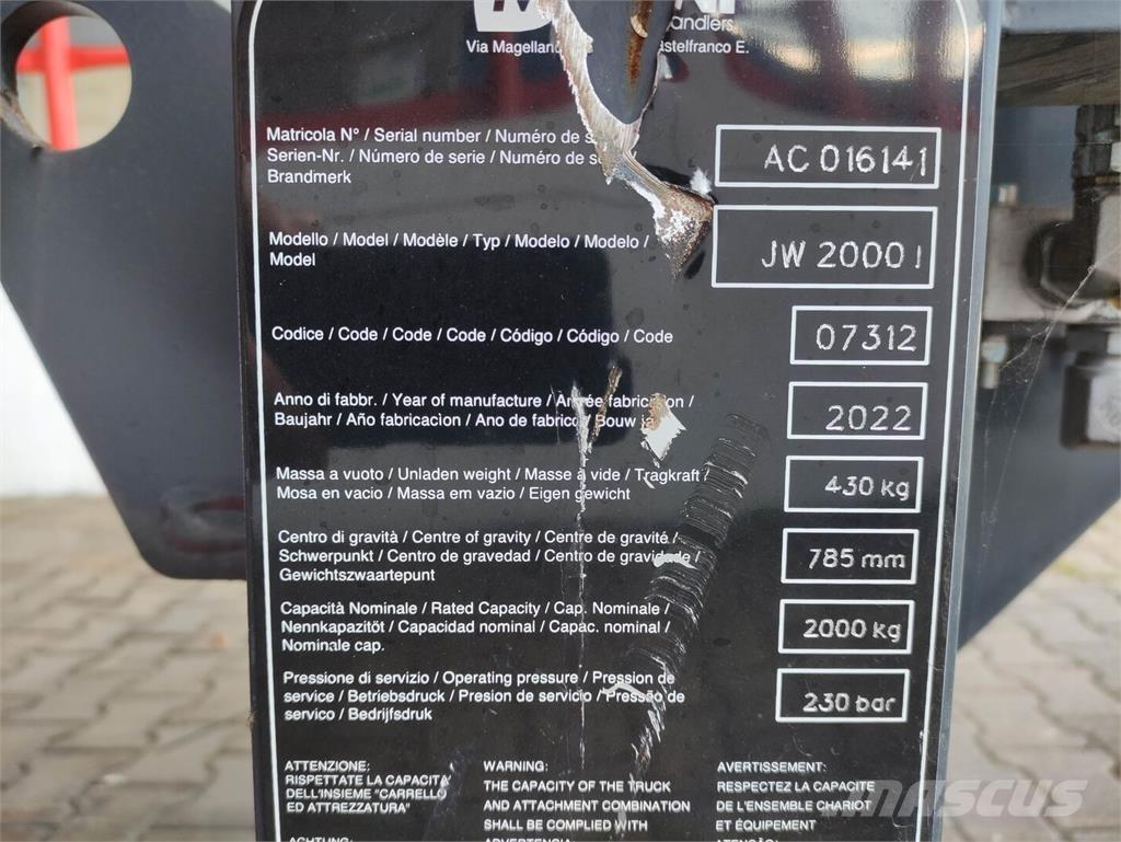 Magni JW2000 Movimentazione Materiali - Altro