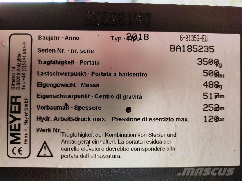 Meyer 6-0135G-EU Pinze per balle