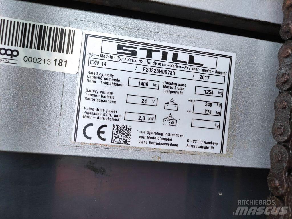 Still EXV 14 *Lack NEU* Transpallet uomo a terra