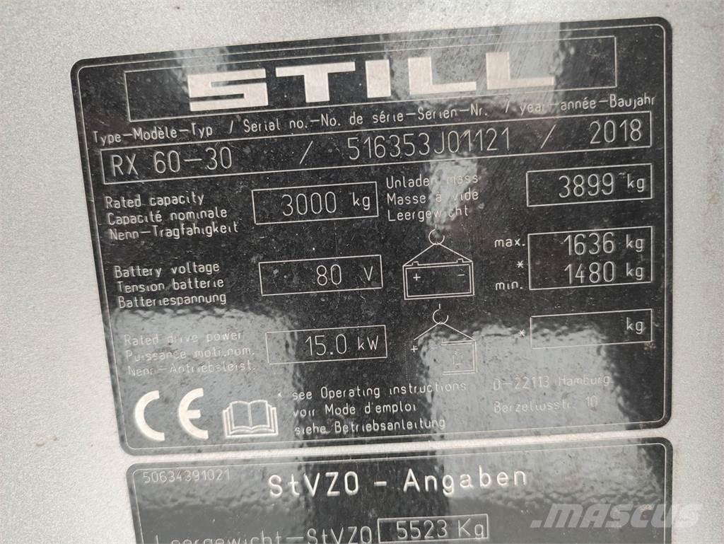 Still RX60-30 Carrelli elevatori elettrici