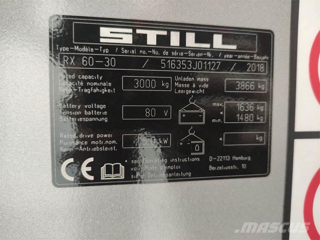 Still RX60-30 Carrelli elevatori elettrici