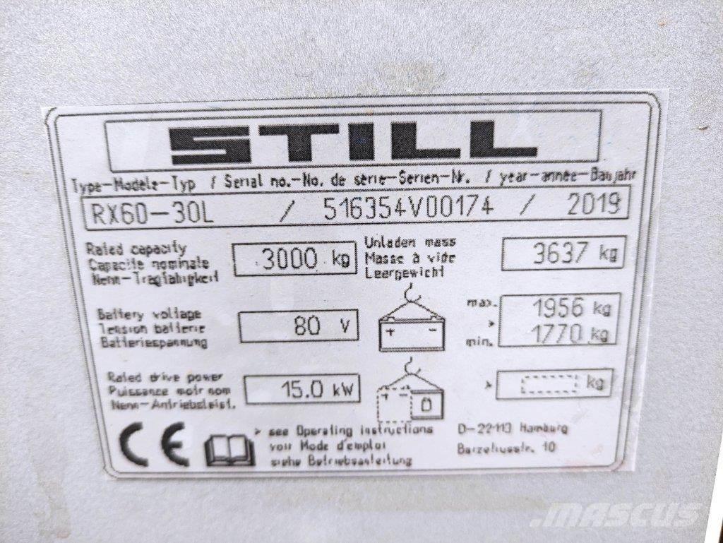 Still RX60-30 L Carrelli elevatori elettrici