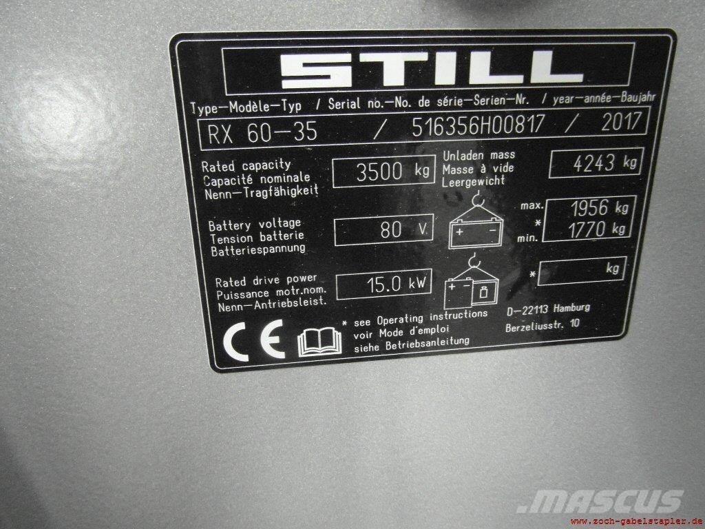 Still RX60-35 Carrelli elevatori elettrici