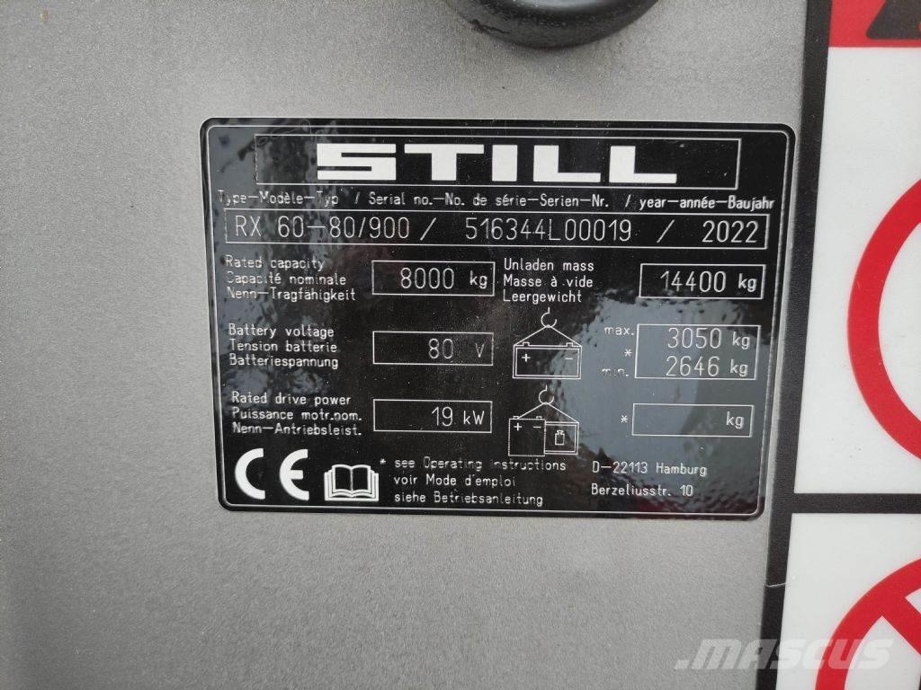 Still RX60-80/900 Carrelli elevatori elettrici