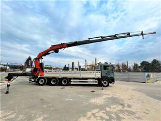 MAN TGA 25.440 8x4 FASSI F 600 WINCH KRAN CRAN !