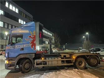 Scania R 500 V8 LB 6X2 MNA ABROLLER GELENKTEACHSE
