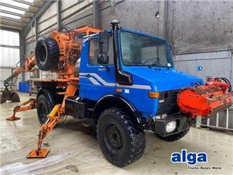 Unimog U 1450 4x4, Kran, Seilwinde