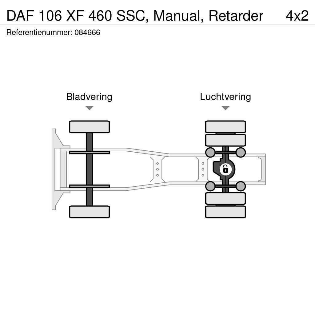DAF 106 XF 460 SSC, Manual, Retarder Motrici e Trattori Stradali
