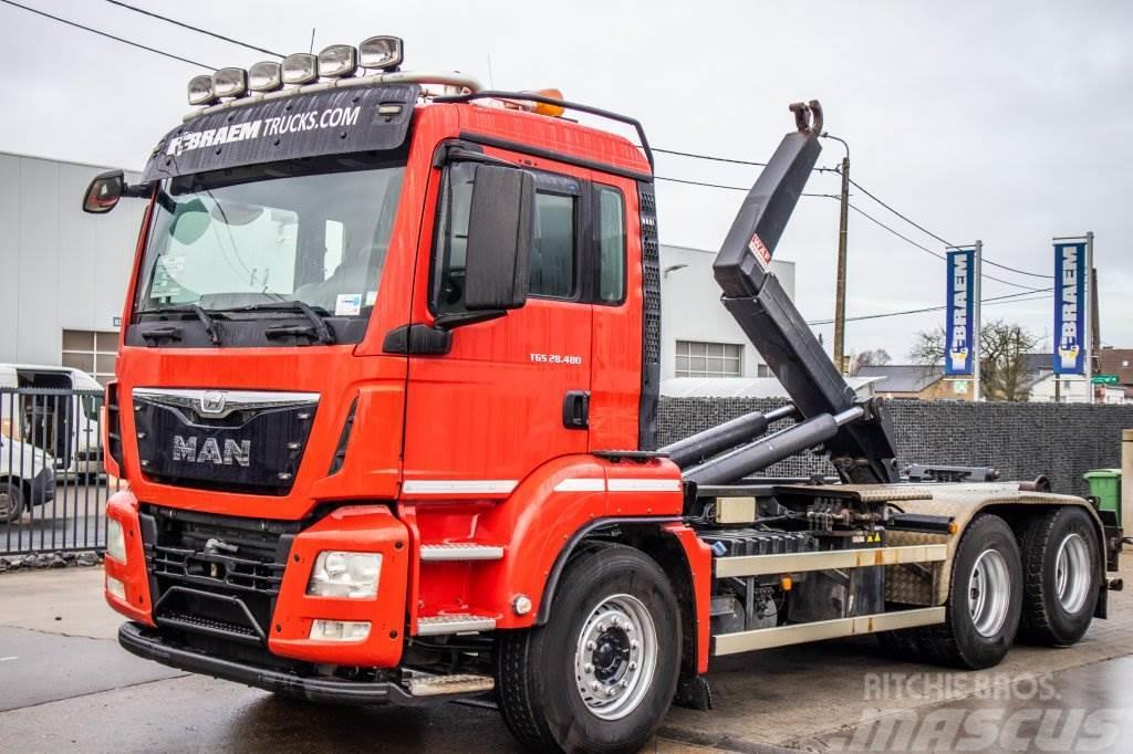 MAN TGS 26.480 BL-6X2-2 Camion portacontainer
