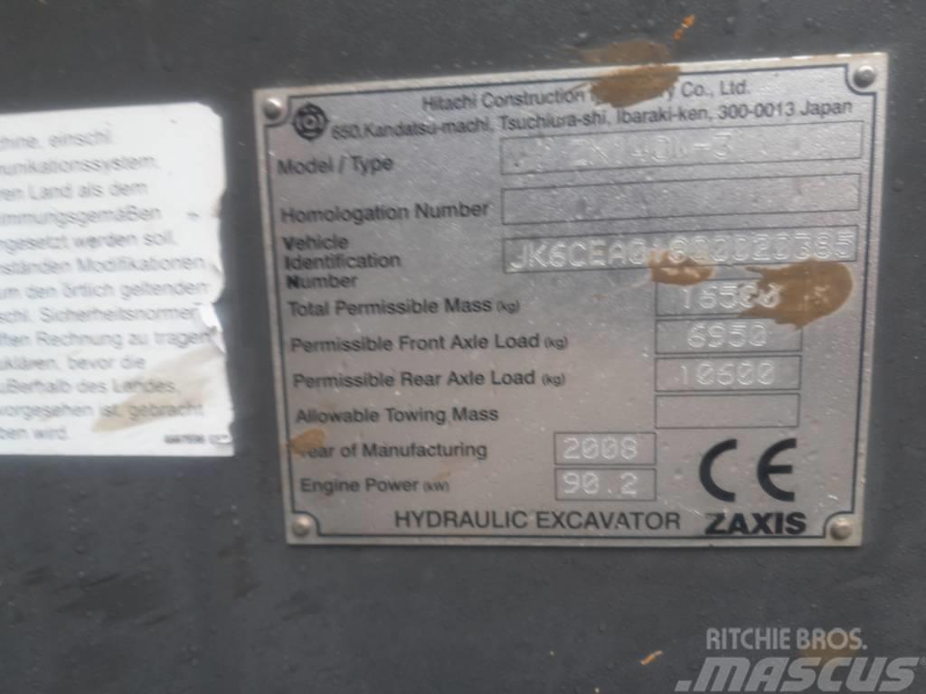 Hitachi ZX 140 W-3 Escavatori gommati