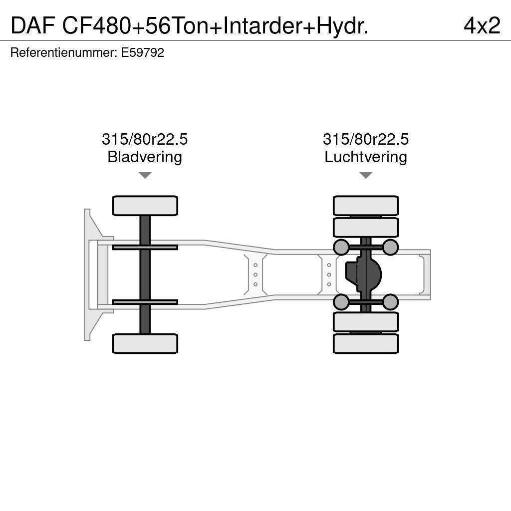 DAF CF480+56Ton+Intarder+Hydr. Motrici e Trattori Stradali