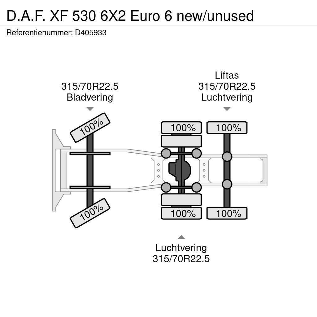 DAF XF 530 6X2 Euro 6 new/unused Motrici e Trattori Stradali