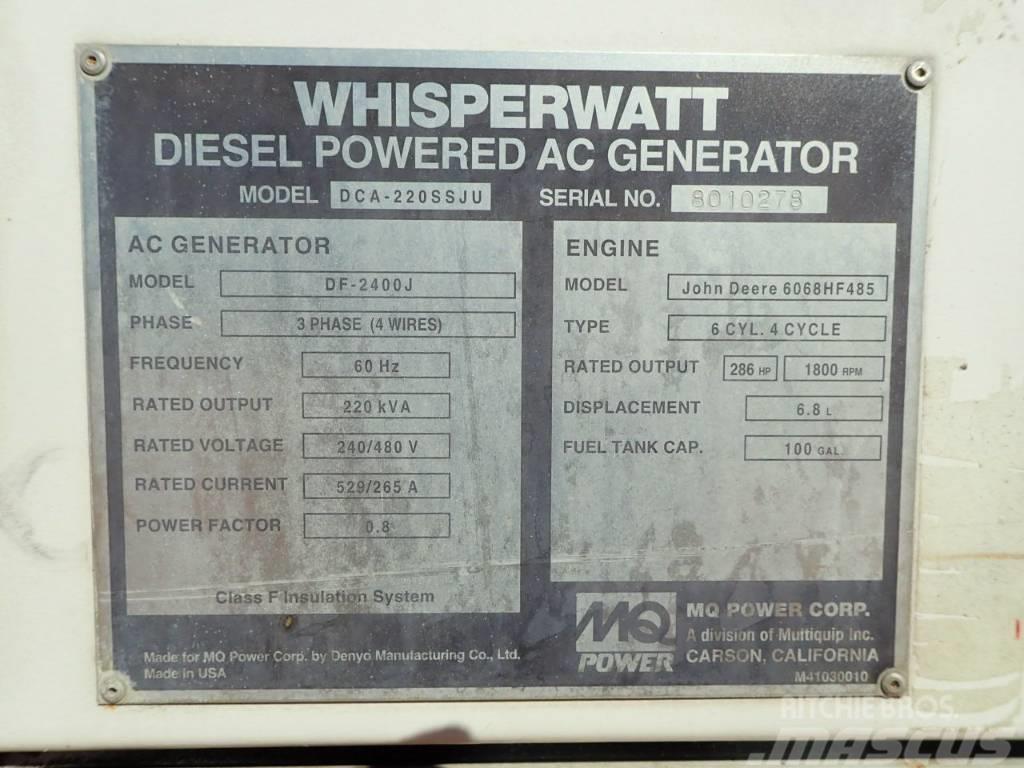 MultiQuip DCA220SSJU Generatori diesel