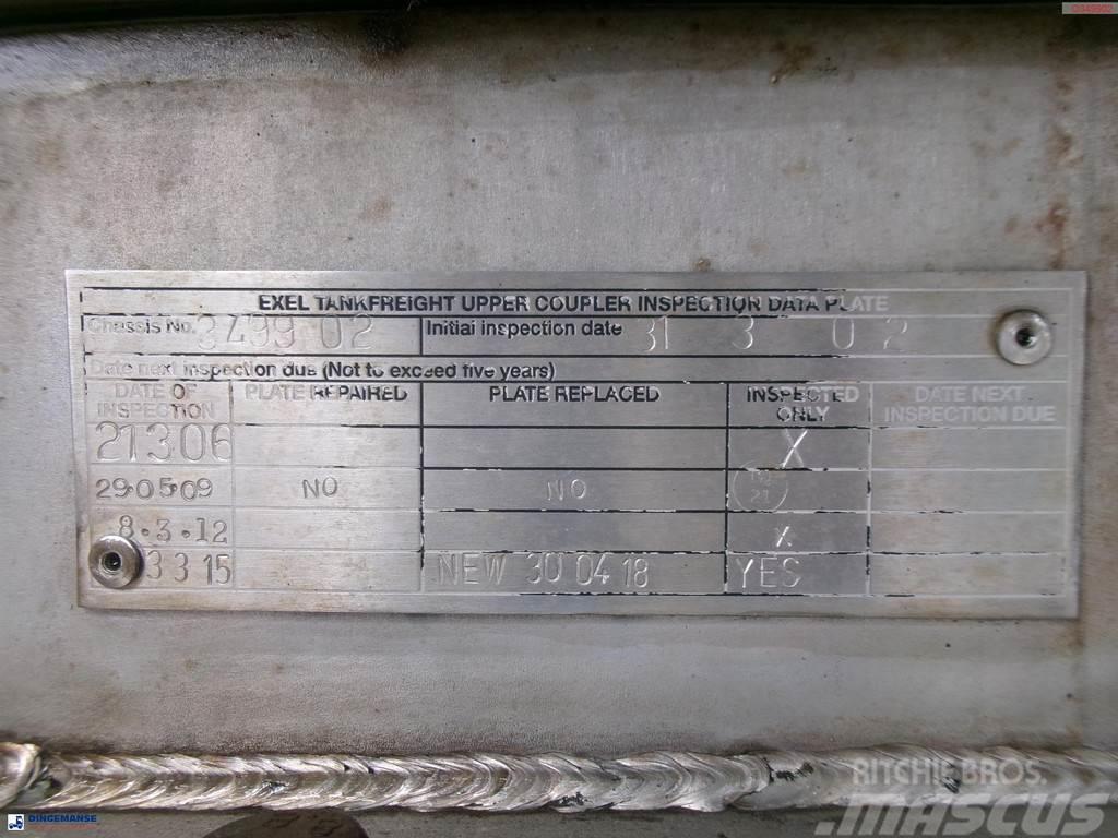  Clayton Bitumen tank inox 31 m3 / 1 comp Semirimorchi cisterna
