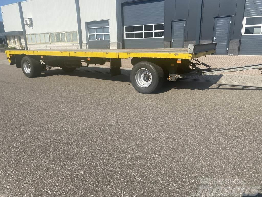 Pacton 2016 D-KK, 7,8 Mtr Hardhout, Geen Roest, APK: 12-2 Flatbed/Dropside trailers