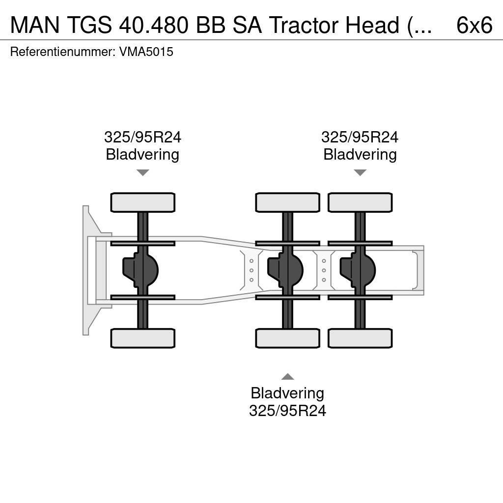 MAN TGS 40.480 BB SA Tractor Head (15 units) Motrici e Trattori Stradali