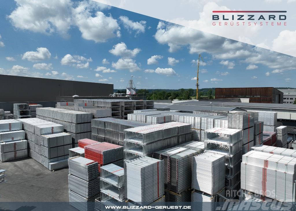 Blizzard Gerüstsysteme *NEUES* 34 m² Stahlgerüst mit Aluböd Ponteggi e impalcature