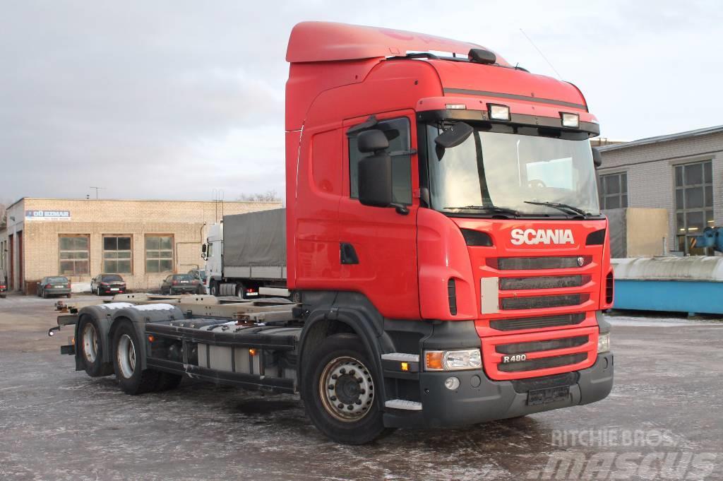 Scania R480 LB6X2HNB Camion portacontainer