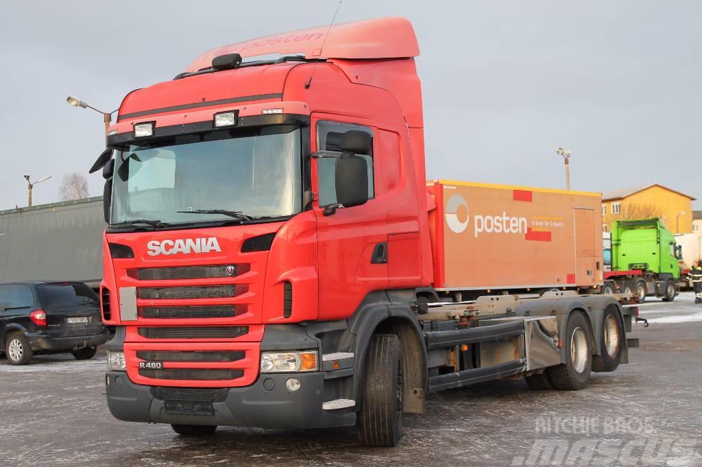 Scania R480 LB6X2HNB Camion portacontainer