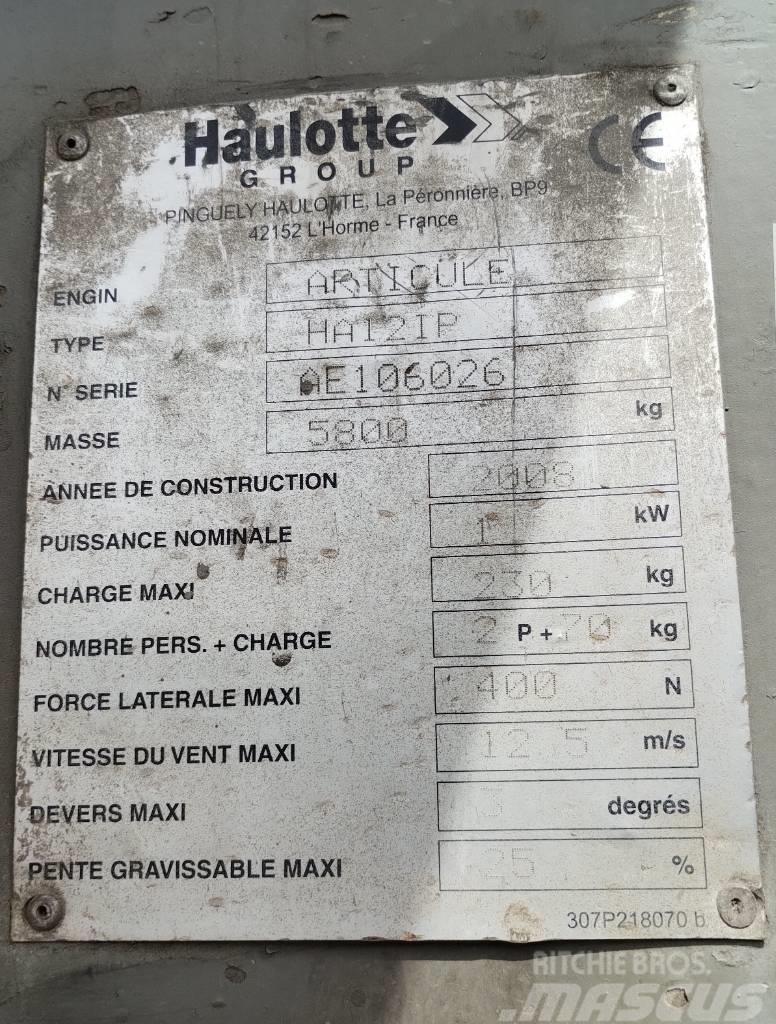 Haulotte HA 12 IP Articulated boom lifts