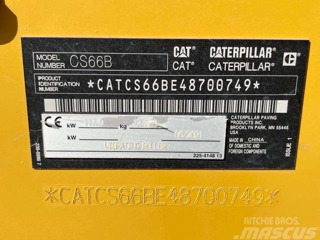 CAT CS66B - Low Hours / CE Certified - Airco Rulli monotamburo
