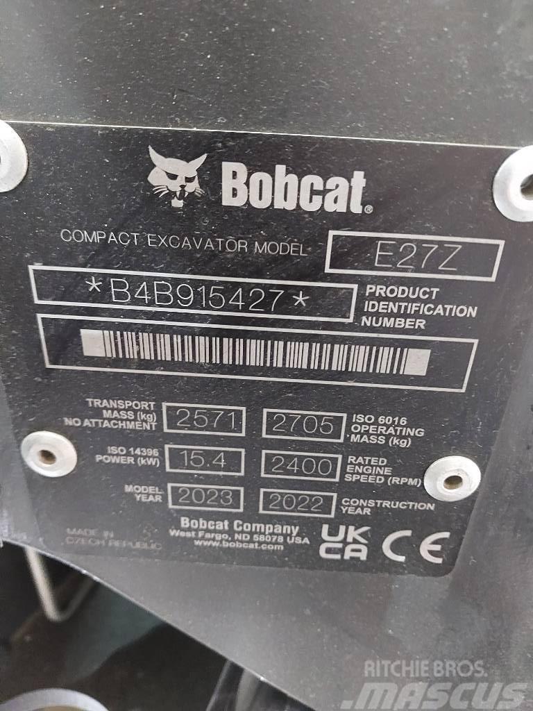 Bobcat E 27 Z Miniescavatori