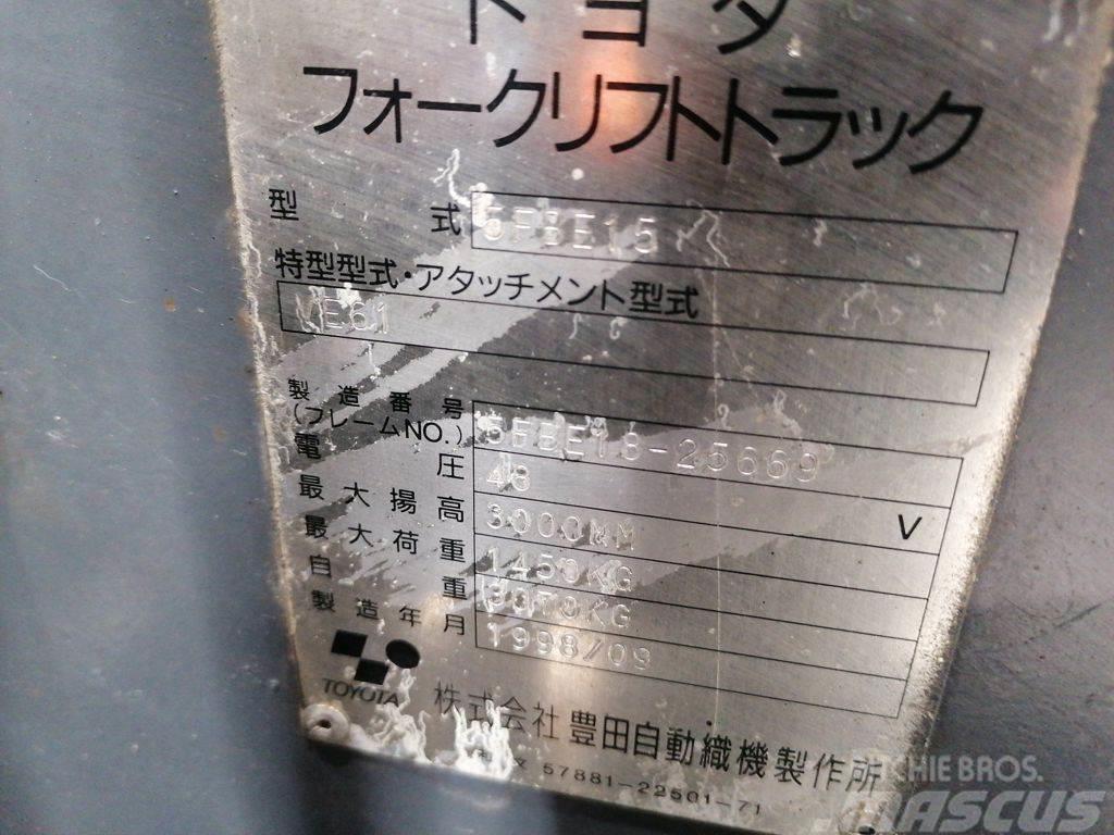 Toyota 5FBE18 Carrelli elevatori elettrici