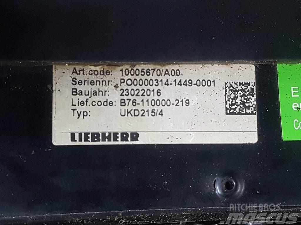 Liebherr A934C-10005670-UKD215/4-Airco condenser/Koeler Telaio e sospensioni