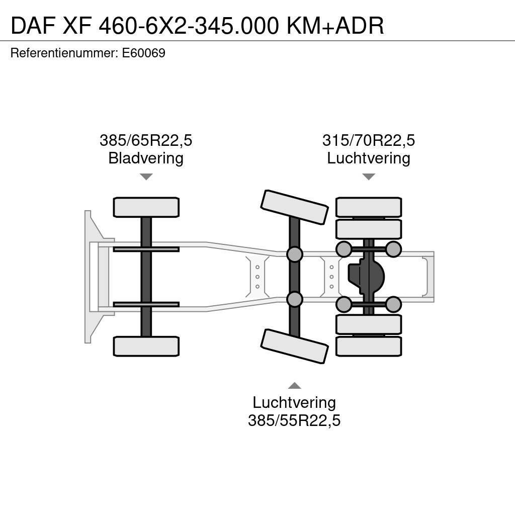 DAF XF 460-6X2-345.000 KM+ADR Motrici e Trattori Stradali