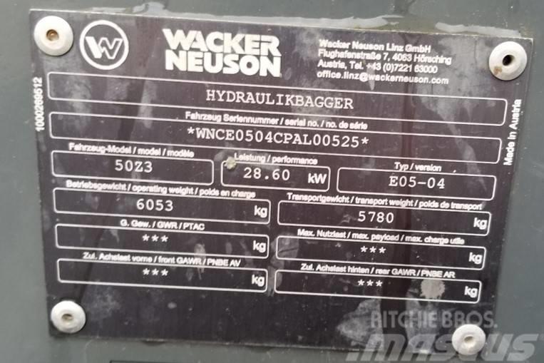 Wacker Neuson 50Z3 Escavatori cingolati