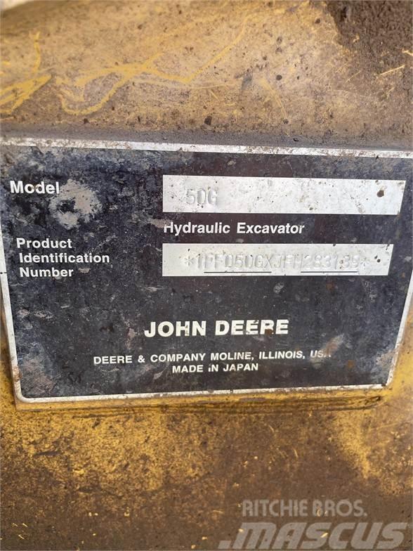 John Deere 50G Miniescavatori