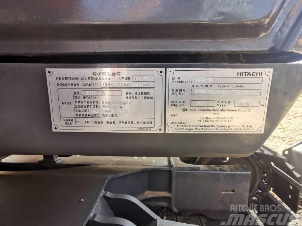 Hitachi ZX 70 Miniescavatori