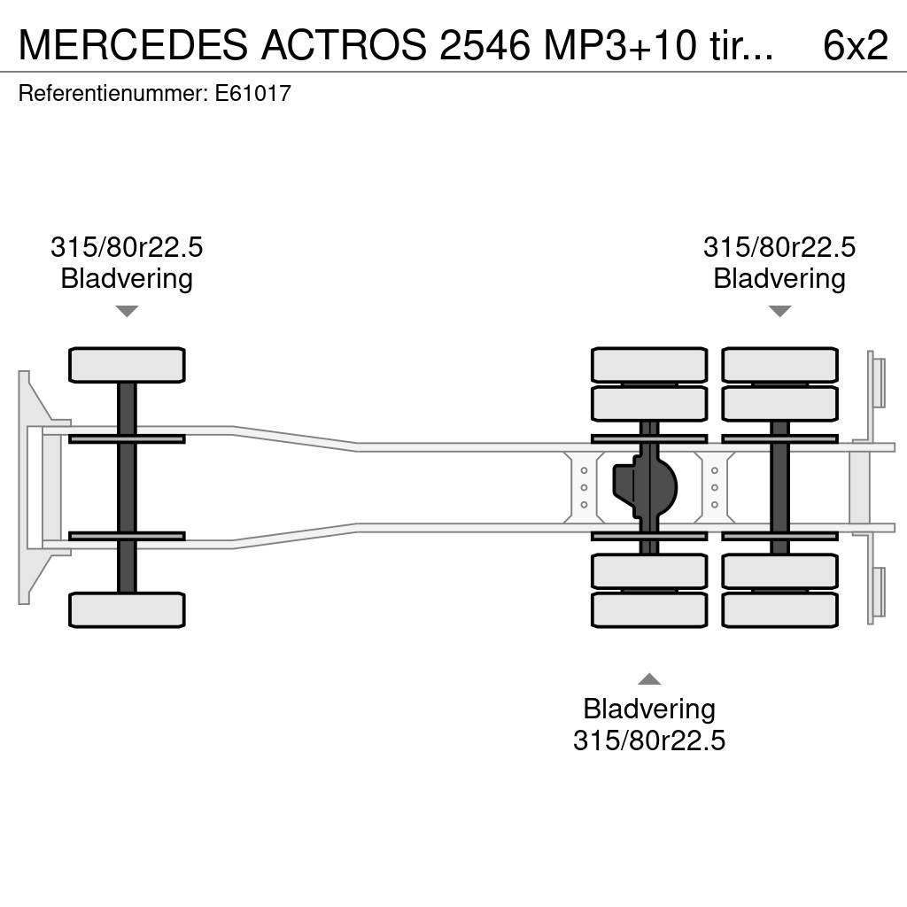 Mercedes-Benz ACTROS 2546 MP3+10 tires/pneus Camion portacontainer