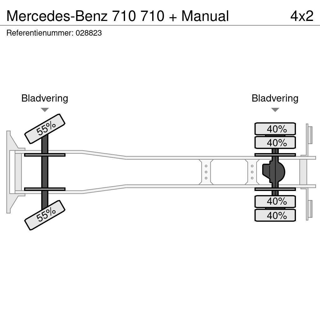 Mercedes-Benz 710 710 + Manual Camion cassonati