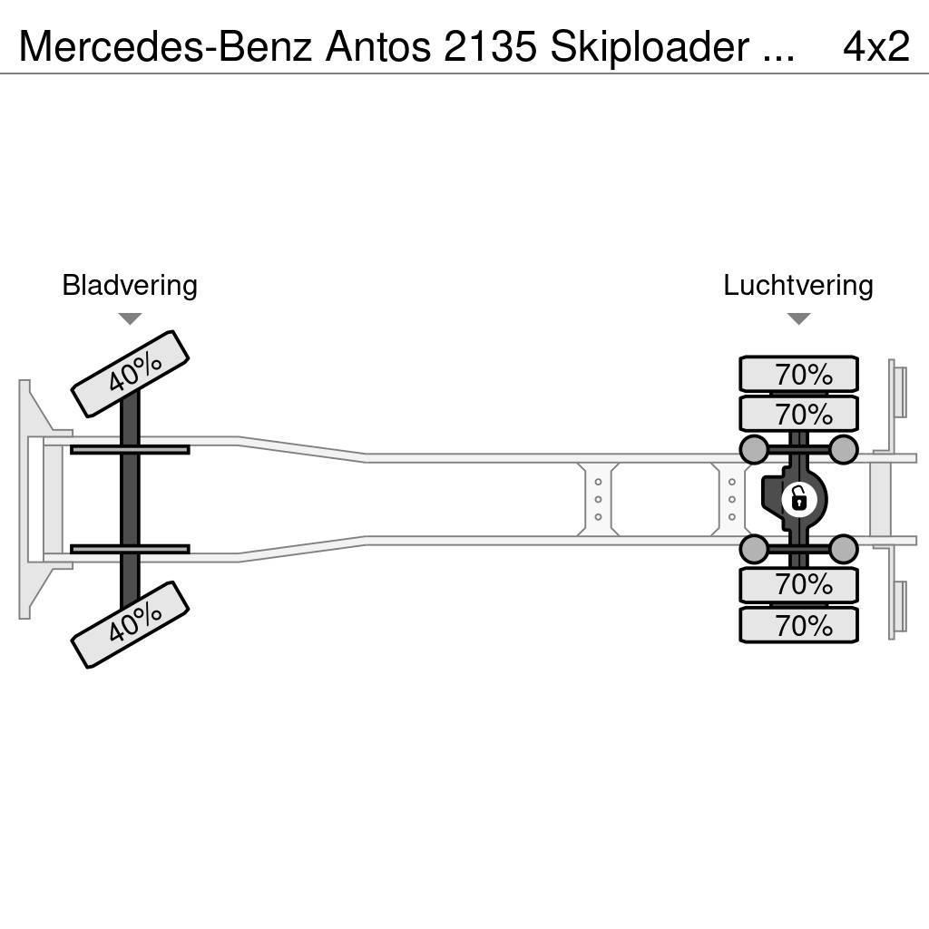 Mercedes-Benz Antos 2135 Skiploader hyvalift with remote control Camion con cassone scarrabile