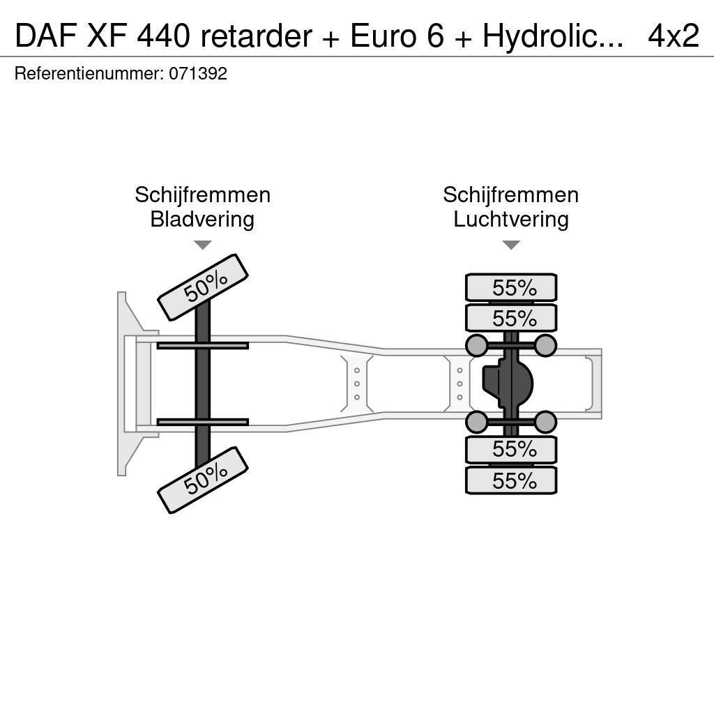 DAF XF 440 retarder + Euro 6 + Hydrolic system + Manua Motrici e Trattori Stradali