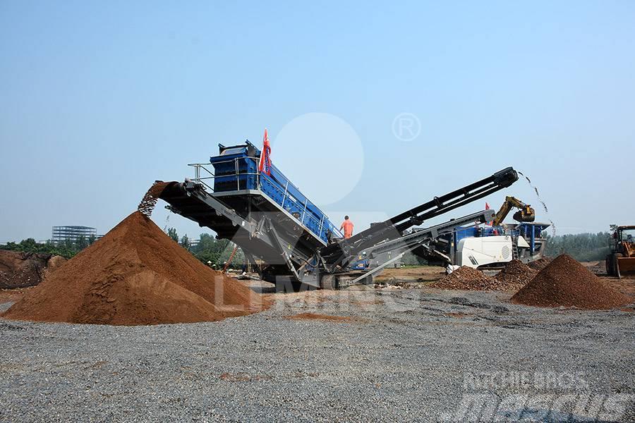 Liming 150 TPH portable mobile stone crusher and screen p Frantoi mobili