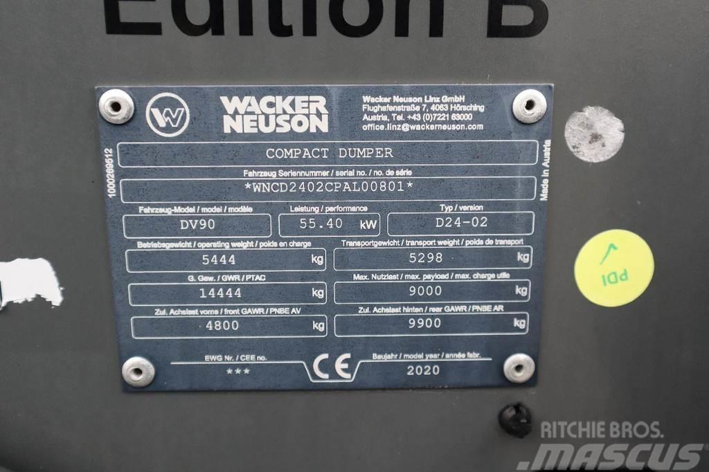 Wacker Neuson DV90 | 9 TON PAYLOAD | AIRCO | SWING BUCKET Dumpers articolati
