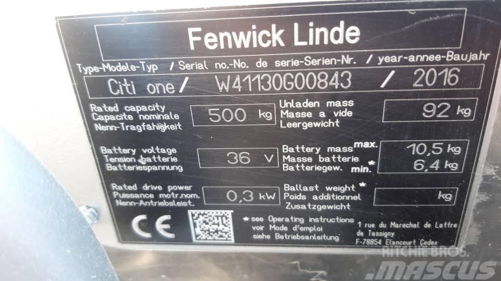 Linde CITI ONE Transpallet manuale