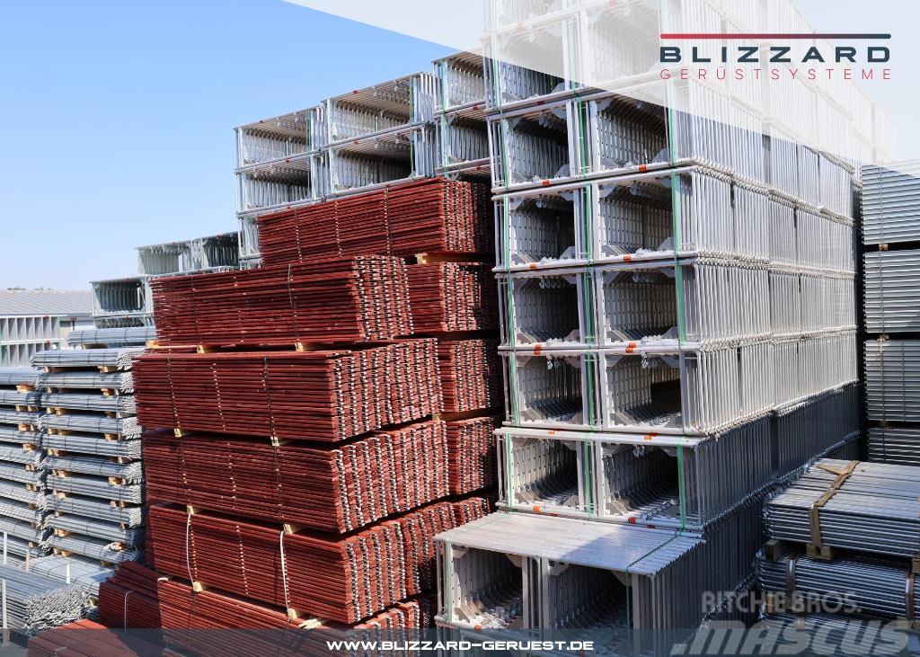 Blizzard 163,45 m² Stahlgerüst mit Robustböden NEU Ponteggi e impalcature