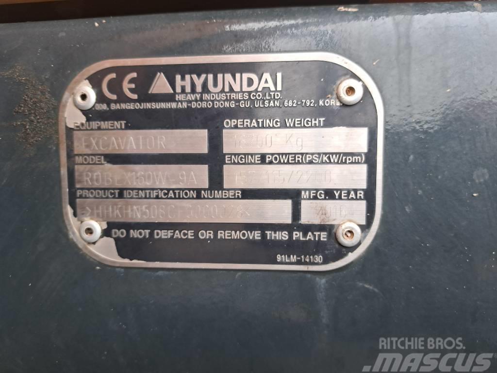 Hyundai R160W-9A Escavatori gommati