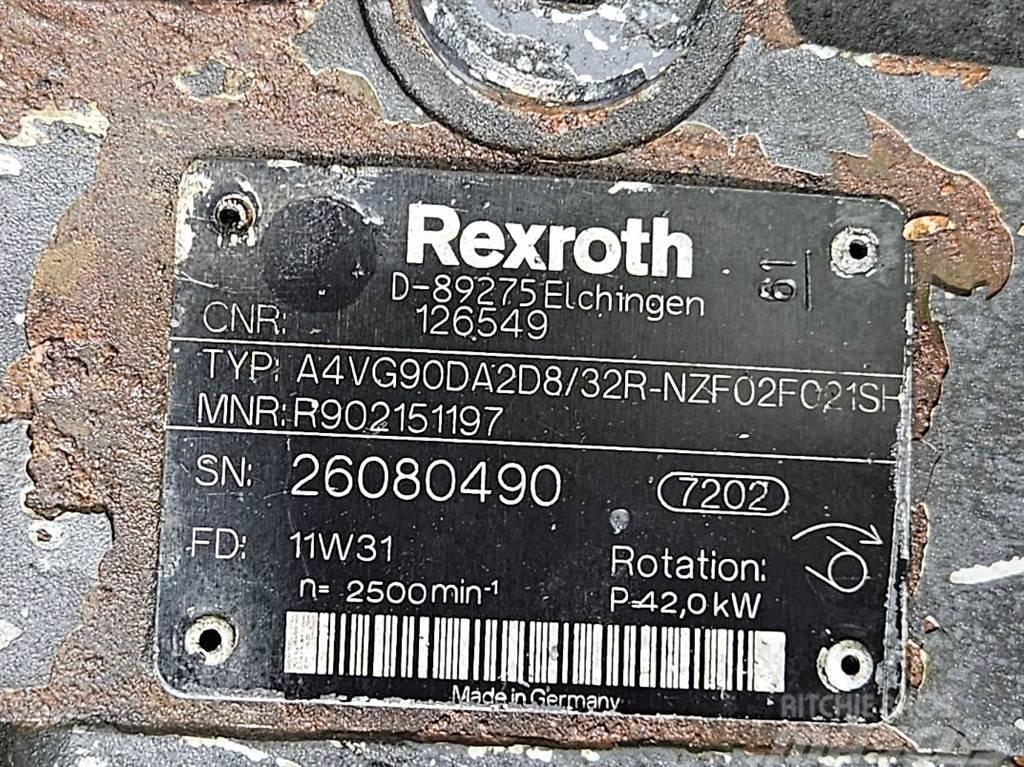 Rexroth A4VG90DA2D8/32R-Drive pump/Fahrpumpe/Rijpomp Componenti idrauliche