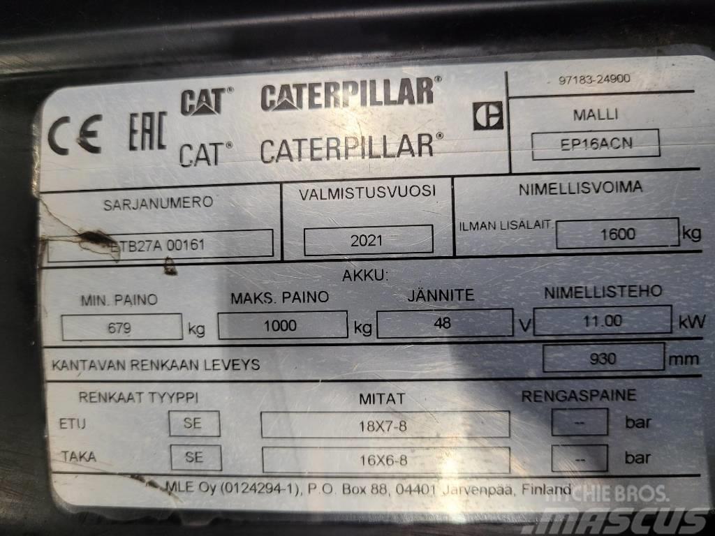 CAT EP16 ACN Carrelli elevatori elettrici