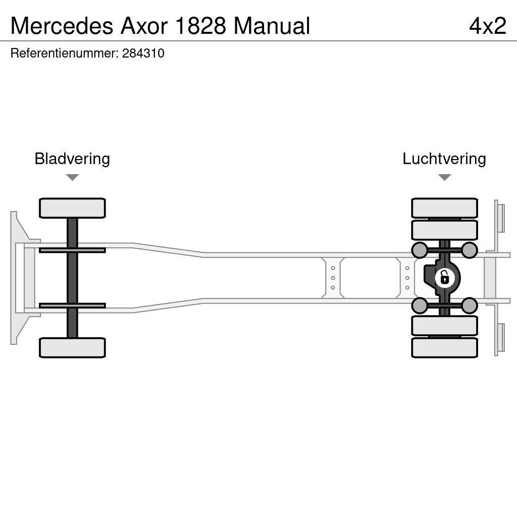 Mercedes-Benz Axor 1828 Manual Curtainsider trucks